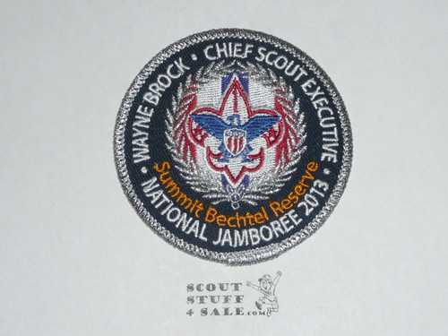 2013 National Jamboree Patch, Wayne Brock Chief Scout Executive