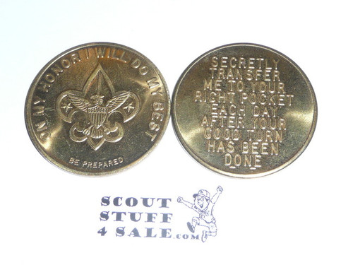 Boy Scout Good Turn Coin / Token, Tenderfoot emblem