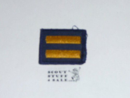 Two Bar Cub Scout Position Patch, used