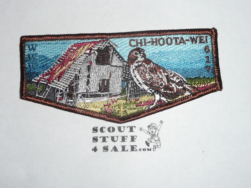 Order of the Arrow Lodge #617 Chi-Hoota-Wei s34 Flap Patch