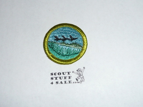 Fish and Wildlife Management - Type H - Fully Embroidered Plastic Back Merit Badge (1972-2002)