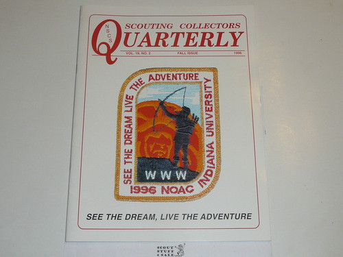 Scouting Collecters Quarterly Newsletter, 1996 Fall, Vol 19 #2