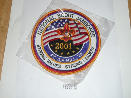 2001 National Jamboree Jacket / Back Patch, 6"