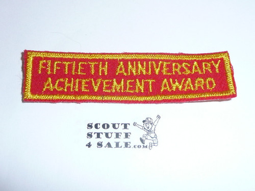 1960 National Jamboree Felt Achievement Award