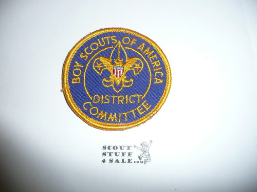 District Committee Patch (DCOM1), 1970-1972
