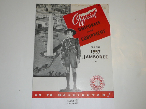 1937 National Jamboree Official Uniform and Equipment Catalog