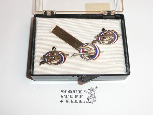 Explorer Tie Bar and Cuff Link Set in Original Box