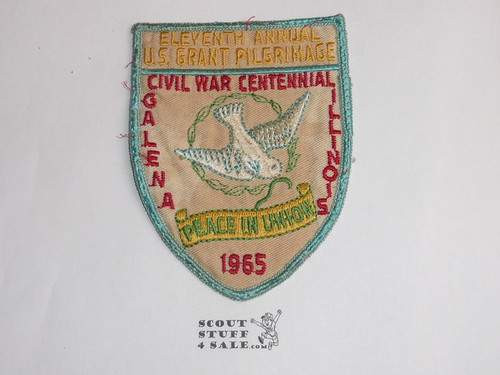 1965 U.S. Grant Pilgrimage Patch, sewn