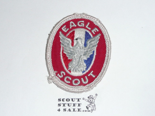 Eagle Scout Patch, Type 5A, 1975-1985, used