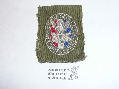 Eagle Scout Patch, Type 2, 1933-1955, Lt. Use #2