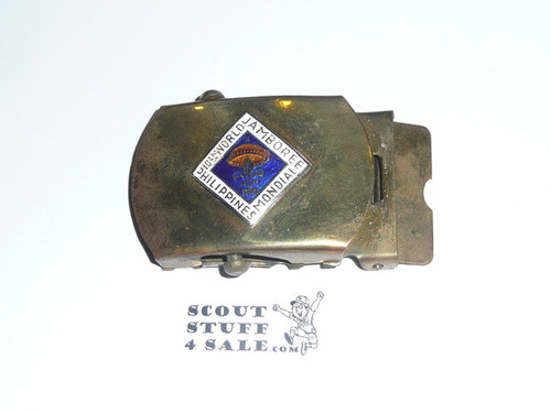 1959 Boy Scout World Jamboree Friction Buckle