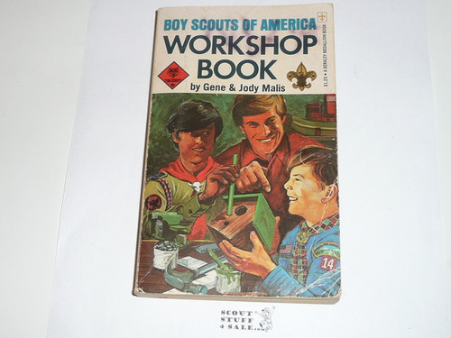 Boy Scouts of America Workshop Book, By Gene & Jody Malis, 10-73 printing