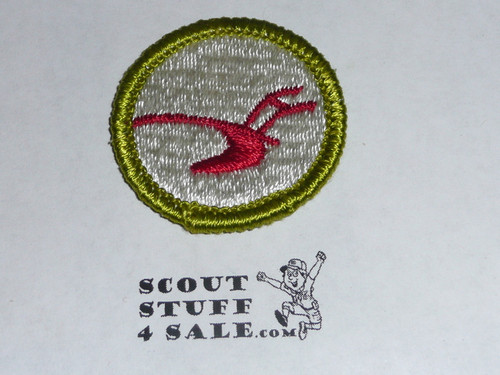 Agriculture - Type G - Fully Embroidered Cloth Back Merit Badge (1961-1971)