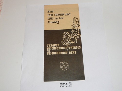 1970's The Salvation Army partnership with Scouting Brochure