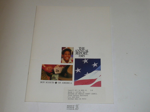 1985 Boy Scouts of America Annual Report to Congress