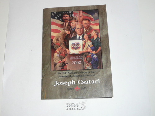 1998 National Endowment Tour Featuring the Artwork of Joseph Csatari Book, color pictures of artwork