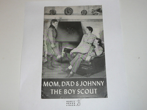 1944 Mom Dad and Johnny the Boy Scout, Promotional and Instructional Brochure
