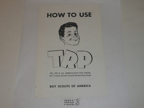 1963 How to use the Troop Recruiting Plan, 5-63 printing