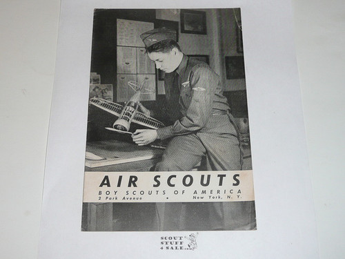 1946 Air Scouts, great promotional brochure with lots of pictures, 16 pages, 4-43 printing