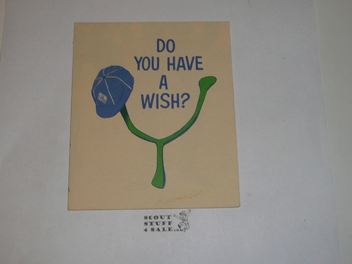 1970's Do you Have a Wish?, Boy Scout Promotional Brochure