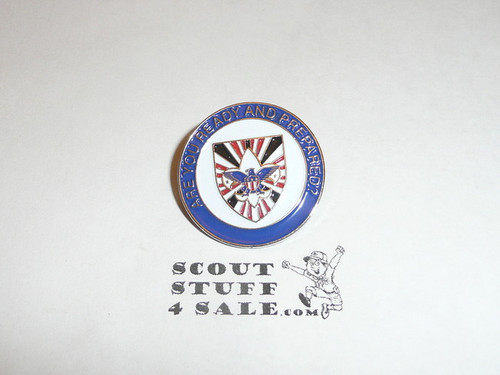 Boy Scout Are You Ready and Prepared Pin