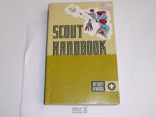 1972 Boy Scout Handbook, Eighth Edition, First Printing, MINT condition, cover scuffing due to rubbing but book is MINT