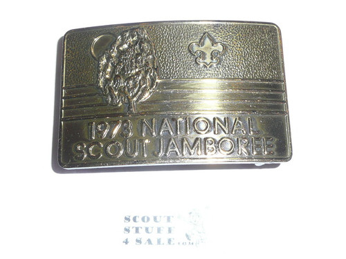 1973 National Jamboree Brass Belt Buckle