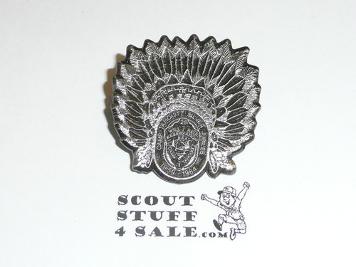 Camp Tahquitz 1984 Silver Jubilee Chiefs Bonnet Pin