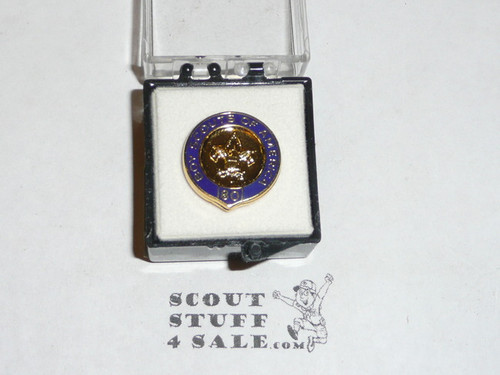 80 Year Veteran Pin, New in Box, 1980's issue, post mount