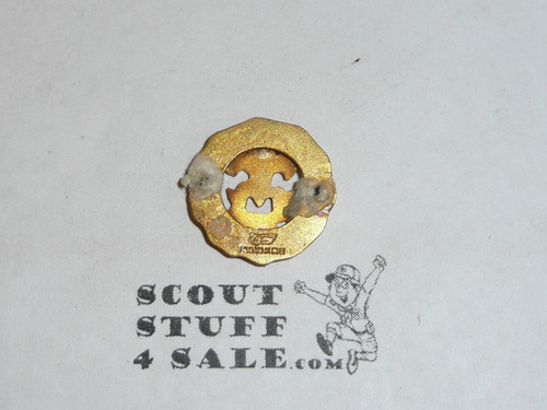 40 Year Veteran Pin, Robbins, 1950's Issue, 10K GOLD, Horizontal pin broken off