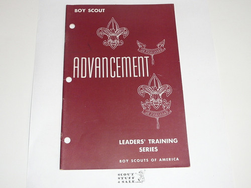 Boy Scout Leader Training Series, Advancement, 10-56 printing