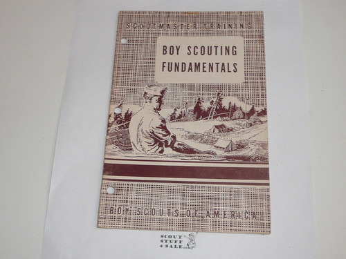 Scoutmaster Training, Boy Scout Fundamentals, 8-52 printing