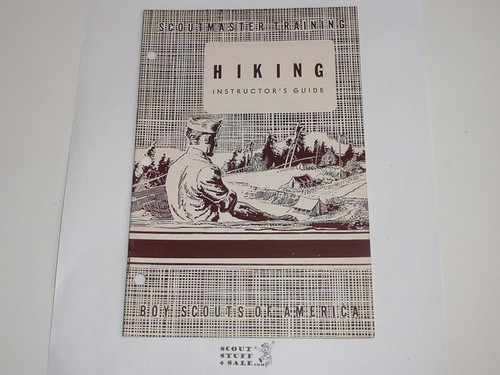 Scoutmaster Training, Hiking Instructor's Guide, 7-49 printing
