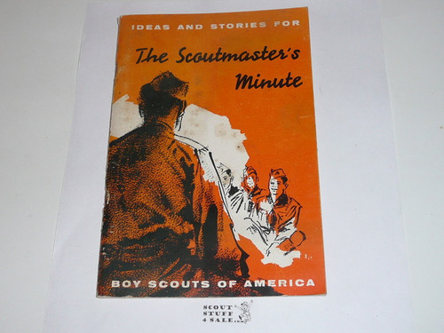 The Scoutmaster's Minute, 6-57 Printing, a little dirt on cover