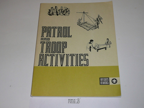 Patrol and Troop Activities Book, 1986 Printing