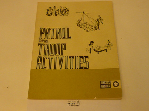 Patrol and Troop Activities Book, 8-74 Printing