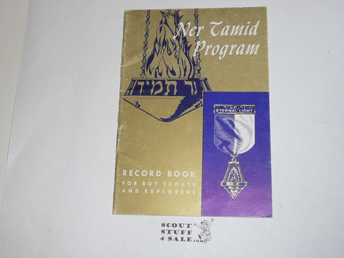 Jewish, Ner Tamid Award Record Book, 10-67 printing