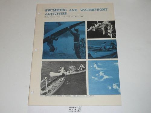 Swimming and Waterfront Activities Boys' Life Reprint #BL-37, 5-62 Printing