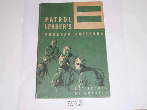 1961 Patrol Leader's Program Notebook, MINT Condition