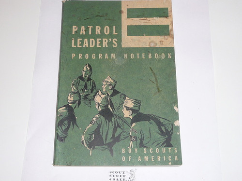 1964 Patrol Leader's Program Notebook, Unused but cover dirty