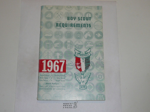 1967 Boy Scout Requirements Book, 12-66 Printing