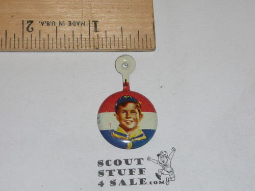 Cub Scout Tin Button, 1950's-60's