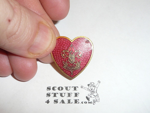 Life Scout Rank Pin, small Spin lock Clasp, 23mm Tall