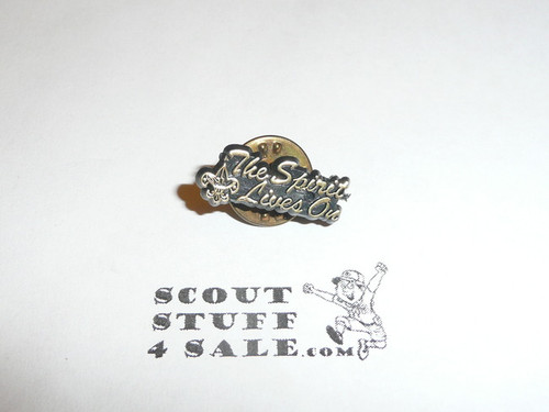 Boy Scout The Spirit Lives on Plastic Pin