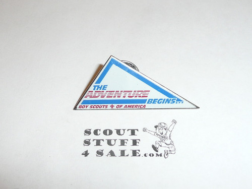 Boy Scout The Adventure Begins Pin