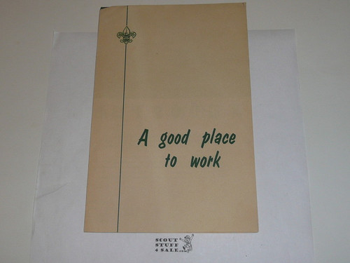 1970's "A Good Place to Work" National Office Recruiting Brochure