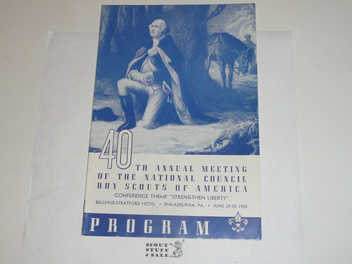 1950 40th Annual National Boy Scouts of America Meeting Program