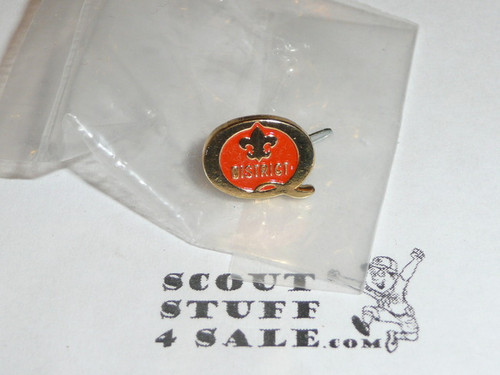 Quality District Pin, Orange