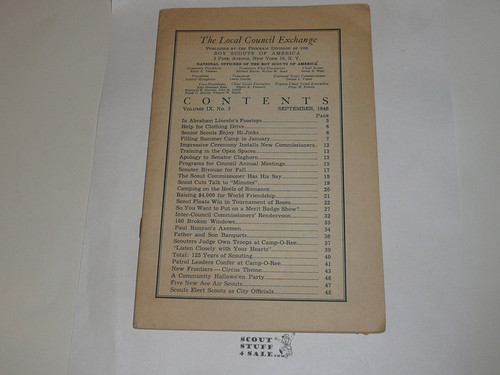 1946 (September) The Local Council Exchange, A leaders' Digest, Missing cover