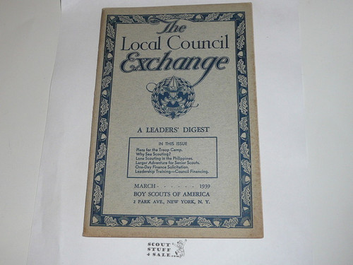 1939 (March) The Local Council Exchange, A leaders' Digest